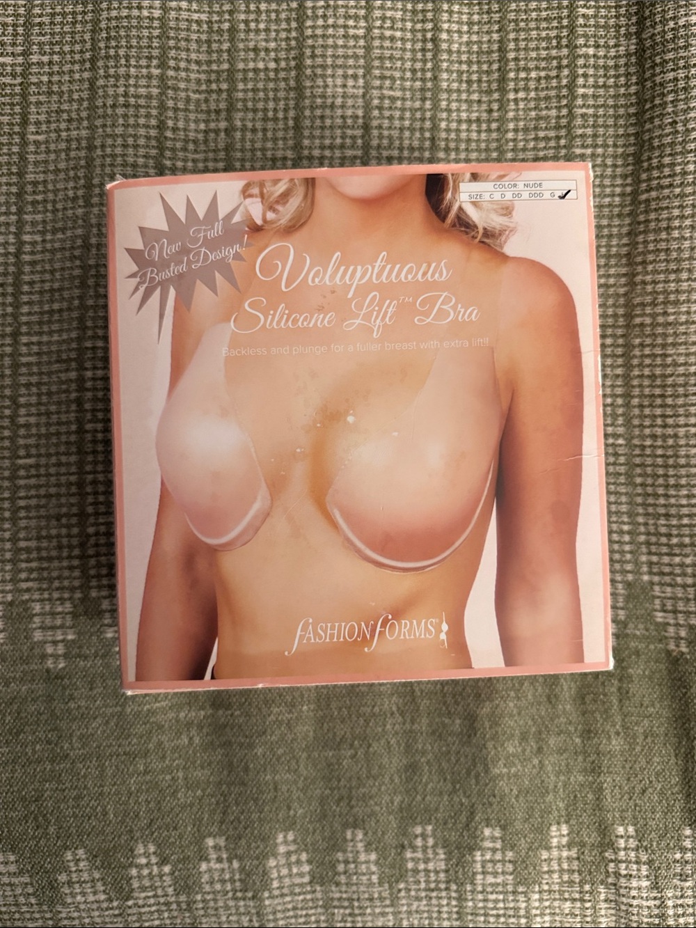 Fashion Forms Nude Voluptuous Silicone Lift Bra - Light Nude - never used